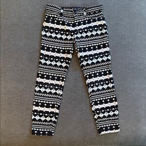 Girls Pants Pink Geometric Size 6X/7